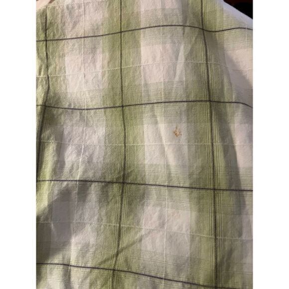 Panhandle Slim Western Mens Size XL Button Up  Rodeo Shirt Green Plaid‎ Cotton - Picture 5 of 5